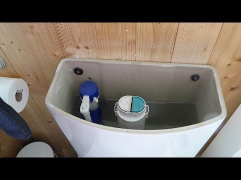 How to fix water leaking into the WC pan.