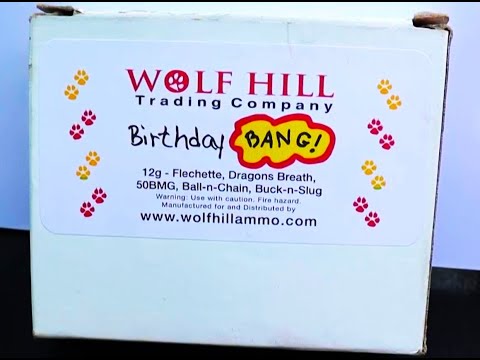 12 GAUGE AMMO TEST, WOLF HILL'S FLECHETTE & BUCK-N-SLUG!!!