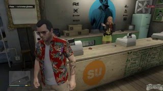 GTA 5 - All Clothing Stores with Michael