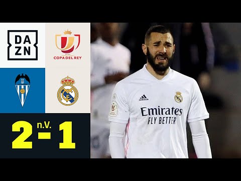 Sensation in Unterzahl! Königlichen raus aus Copa: Alcoyano - Real Madrid 2:1 | Copa del Rey | DAZN