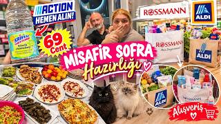 ALMANYAVLOG❌️MARKET ALIŞVERİŞİ🔴ACTİON da; 69CENT" ENFES MİSAFİR SOFRAHAZIRLIGI🍽 