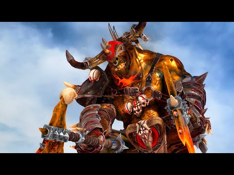 LIZARDMEN vs BEASTMEN - The Silence & The Fury - Total War: WARHAMMER 2 Cinematic Battle