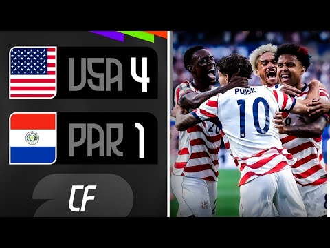 ✅ PARAGUAY SUFRIÓ una DURA GOLEADA 4-1 ante ESTADOS UNIDOS en su DEBUT por el MUNDIAL 2026