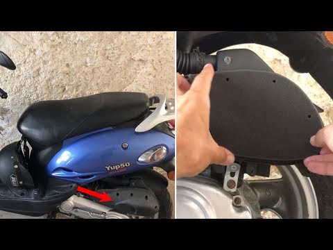 How To Change Air Filter On Kymco 50ccm Scooter