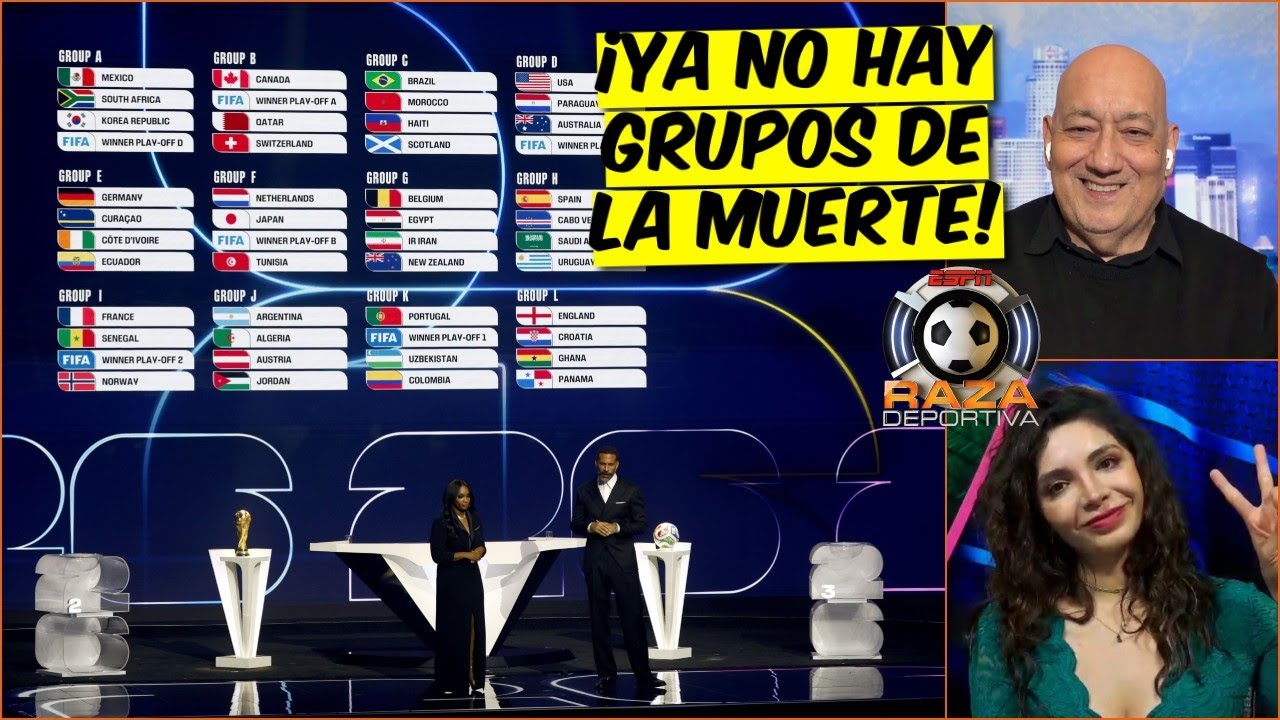 YA NO HAY GRUPOS DE LA MUERTE en el Mundial con la cantidad de equipos que hay | Raza Deportiva