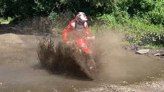 Off roading and ford crossing at Crookford