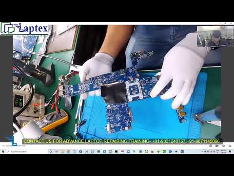 Chiplevel Laptop Repairing Training Practical Hp 15 No Light on DC Jack Dead Motherboard Part 1