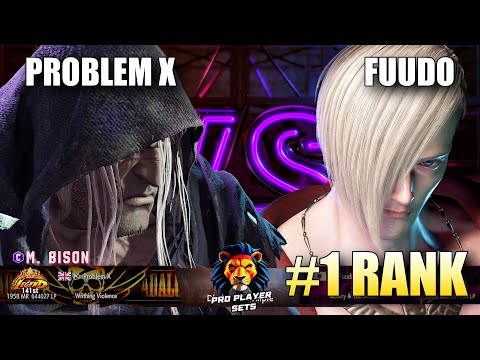 SF6 ☆ Problem X (M. Bison) VS Fuudo (#1 Ranked Ed) ☆ Pro Level Set