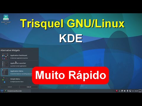 Trisquel GNU/Linux KDE. Sistema gratuito para usuários, pequenas empresas e centros educacionais.