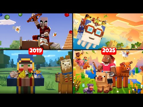 Evolution of Minecraft Animations (2019 vs 2025)