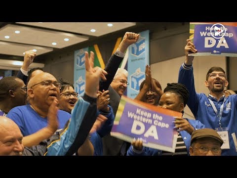 Watch the moment the DA wins the Western Cape 2019 elections