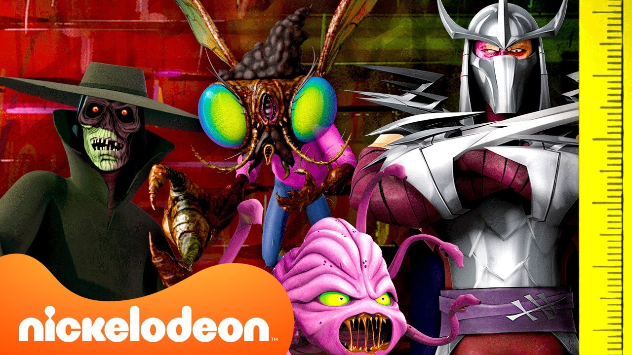ترتيب أشرار TMNT حسب الطول! 📏 TMNT (2012) | سلاحف النينجا المتحولة | Nickelodeon Arabia