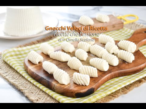 Favolosiiii si fanno in un attimo gli gnocchi di ricotta - senza uova - Ricette che Passione