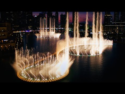Amazing Dancing Water Fountains in Dubai