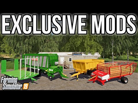 NEW MODS FS19! Console Exclusives + New Trailers! (9 Mods) | Farming Simulator 19