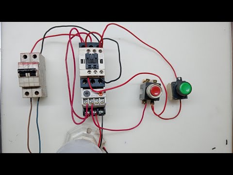 Single Phase Motor Starter || DOL Starter Connection For Single Phase Motor || Dolli Starter