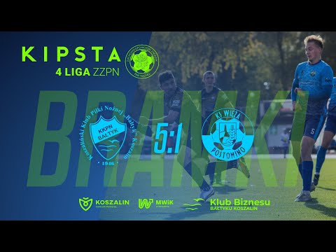 4 liga: Bałtyk Koszalin 5:1 Wieża Postomino | bramki