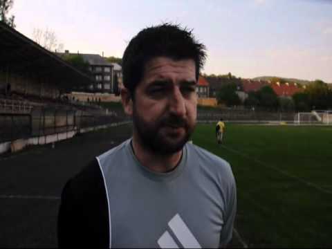 Trenér FK Litvínov Miroslav Jirka po výhře s Meteorem Praha