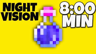 HOW to make NIGHT VISION potion in minecraft (8 min)
