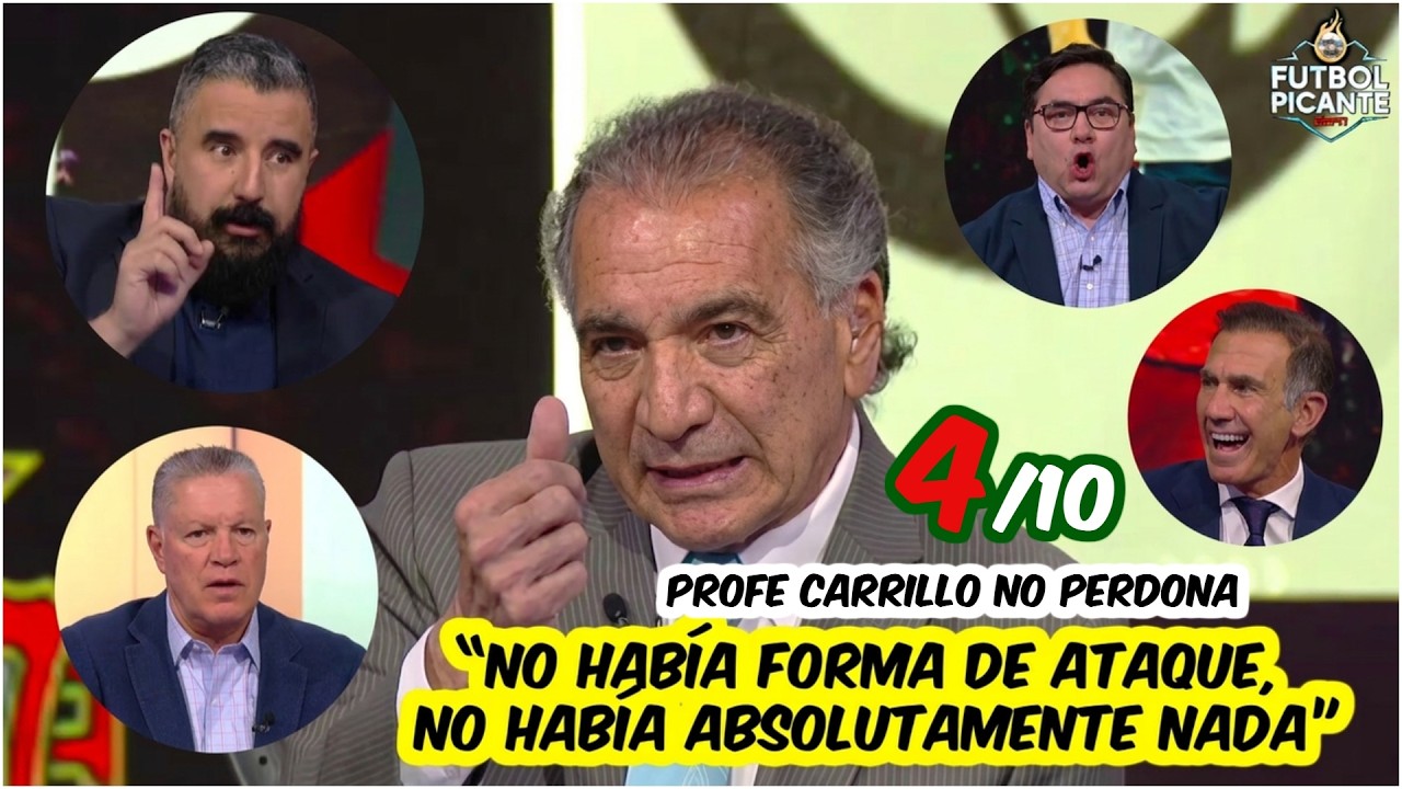 MARIO CARRILLO NO PERDONA y CALIFICA con “4 de 10” a MÉXICO y AGUIRRE ante PORTUGAL | Futbol Picante
