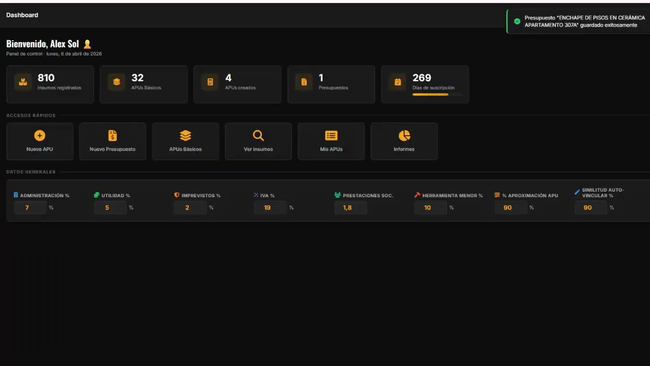 PRESUFAST IA — Demo