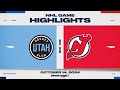 NHL Highlights Devils Vs Utah HC October 14 2024