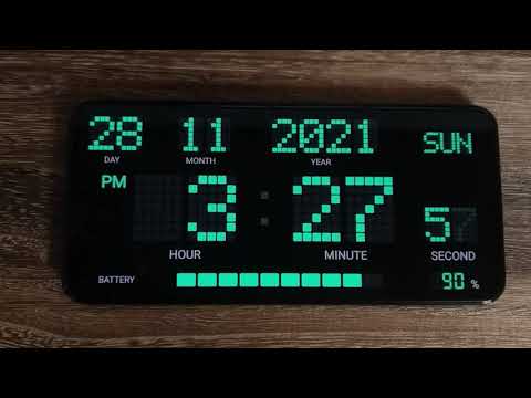 Simple Clock DIGITALCLOCK SHG3 Video