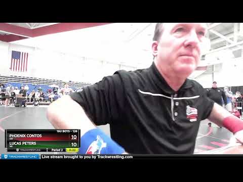 126 Lbs 1st Place Match - Phoenix Contos, OH Vs Lucas Peters, WI 5c63