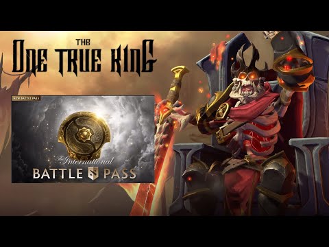 DOTA 2 -  Wraith King Arcana - One True King! Dota 1 - Skeleton King is Back! #dota2 #ti10