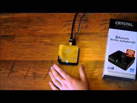 Crystal Acoustics Blu-DAC-UK Bluetooth Receiver - Stream music to hifi