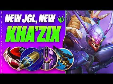 S+ Korean KHA'ZIX JUNGLE Build Gives Only Pain To Enemy Team 💜(Serious jungle flow for the NEW META)