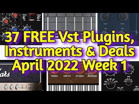 37 Best New FREE VST PLUGINS, Vst Instruments, SAMPLE PACKS & Huge Deals - APRIL 2022 Week 1