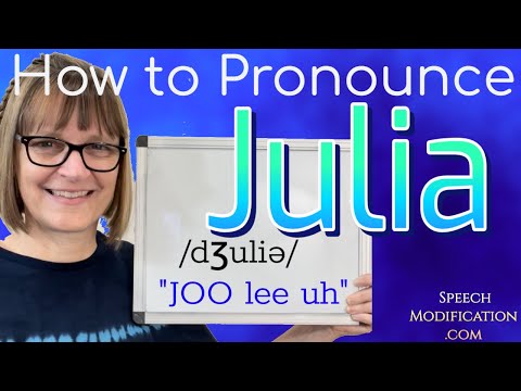 How to Pronounce Julia