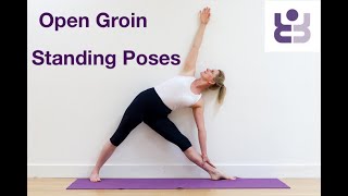 Use Standing Poses to Open the Groin - 20 minute Intermediate Iyengar Yoga Class