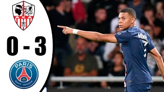 Ajaccio vs PSG 0-3 All Goals & Highlights 21/10/2022 HD