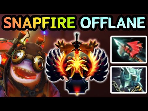 🔥 SNAPFIRE OFFLANE COOKIE INTO DELETE | DOTA 2 GAMEPLAY 🔥