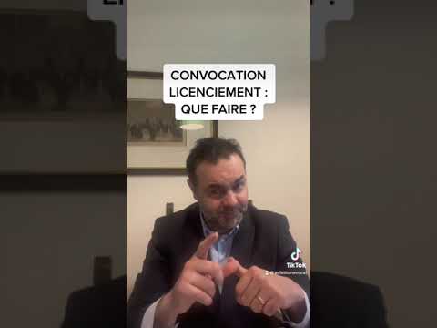 Convocation à entretien de licenciement : comment réagir ? #Avocat