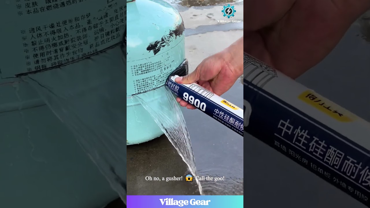 This Miracle Goop STOPS Leaks FASTER Than My Will to Work! 😂💧 #leakproof #diyhacks #magicglue