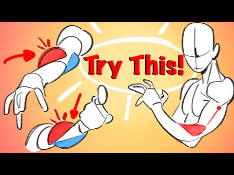 How To Simplify The Arm When You're Drawing!