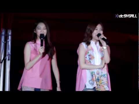 120629 여수 Expo Pop Festival - 다비치 (Davichi) 멘트4