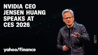 Nvidia CEO Jensen Huang talks about his company's latest innovations at CES 2026