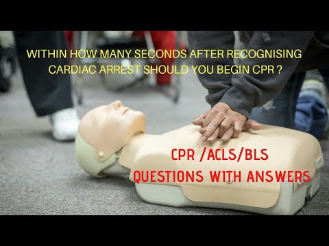 CPR/ACLS / BLS / Questions with answers useful for certification / DEFIBRILLATOR and CPR