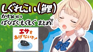 【ぱくぱくまとめ】鯉のまねをするしぐれうい / もぐもぐまとめ【しぐれうい 切り抜き / ういまま / ういママ / かわいい】