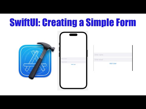 SwiftUI Creating a Simple Form