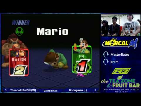 ThundeRzReiGN (DK, CF) v Boringman (MK, Mario) - Grand Finals