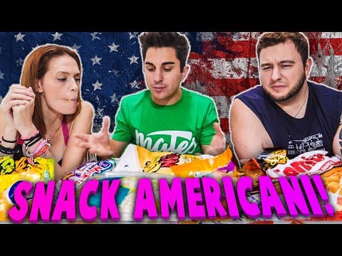 LET'S TRY AMERICAN FOOD! AWESOME SNACKS! w/ Lasabrigamer & Amico.Andre