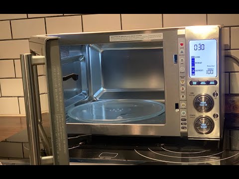 Breville BMO850BSS Smooth Wave Countertop Microwave Oven, Brushed Stainless Steel video review thumbnail