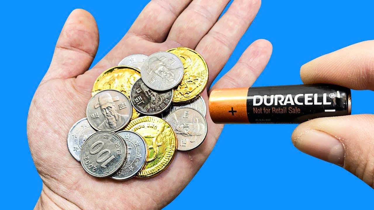 Never Buy New Batteries! Just Use Coins and Your Old Batteries Can Be Reused
