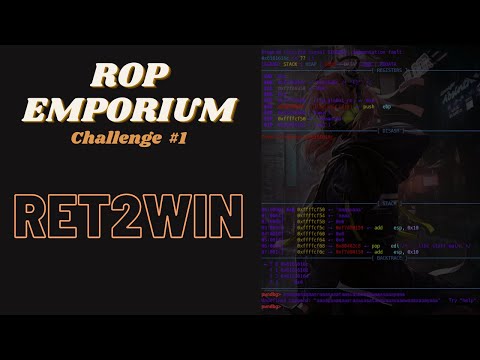 PWN - ret2win(ROP Emporium) | X86_64 & X86