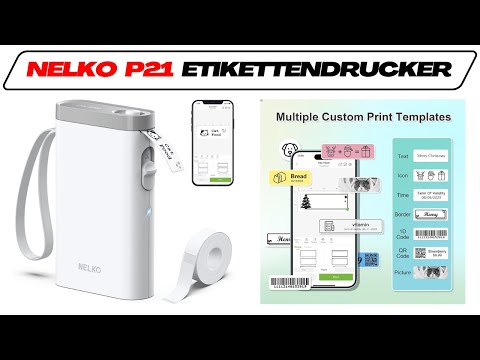 Nelko P21 im Test-Vergleich 2025🥇Günstiger Labeldrucker mit App